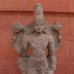 Statue of Vishnu, preserver god, solar disc, eight-point